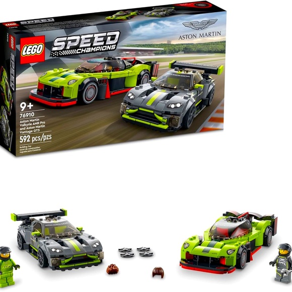 LEGO Speed Champions Aston Martin Valkyrie AMR Pro & Vantage GT3  76910 NEW!! - Picture 1 of 6